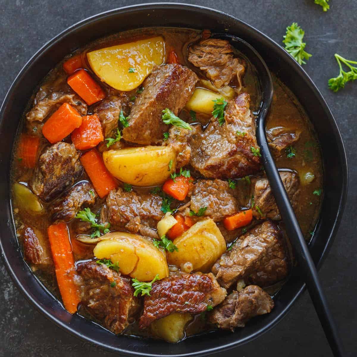 Slow-cooker beef stew