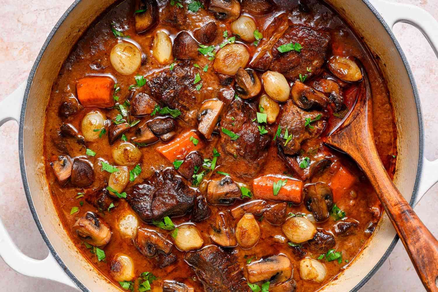 Beef bourguignon