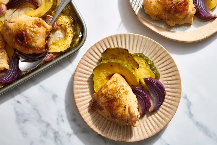 Sheet Pan Maple Garlic Chicken