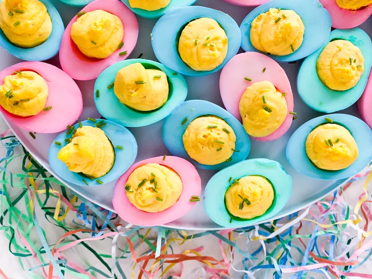 Easter Deviled Eggs