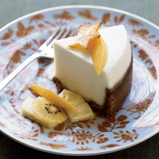 Slow Cooker Sour Cream Cheesecake