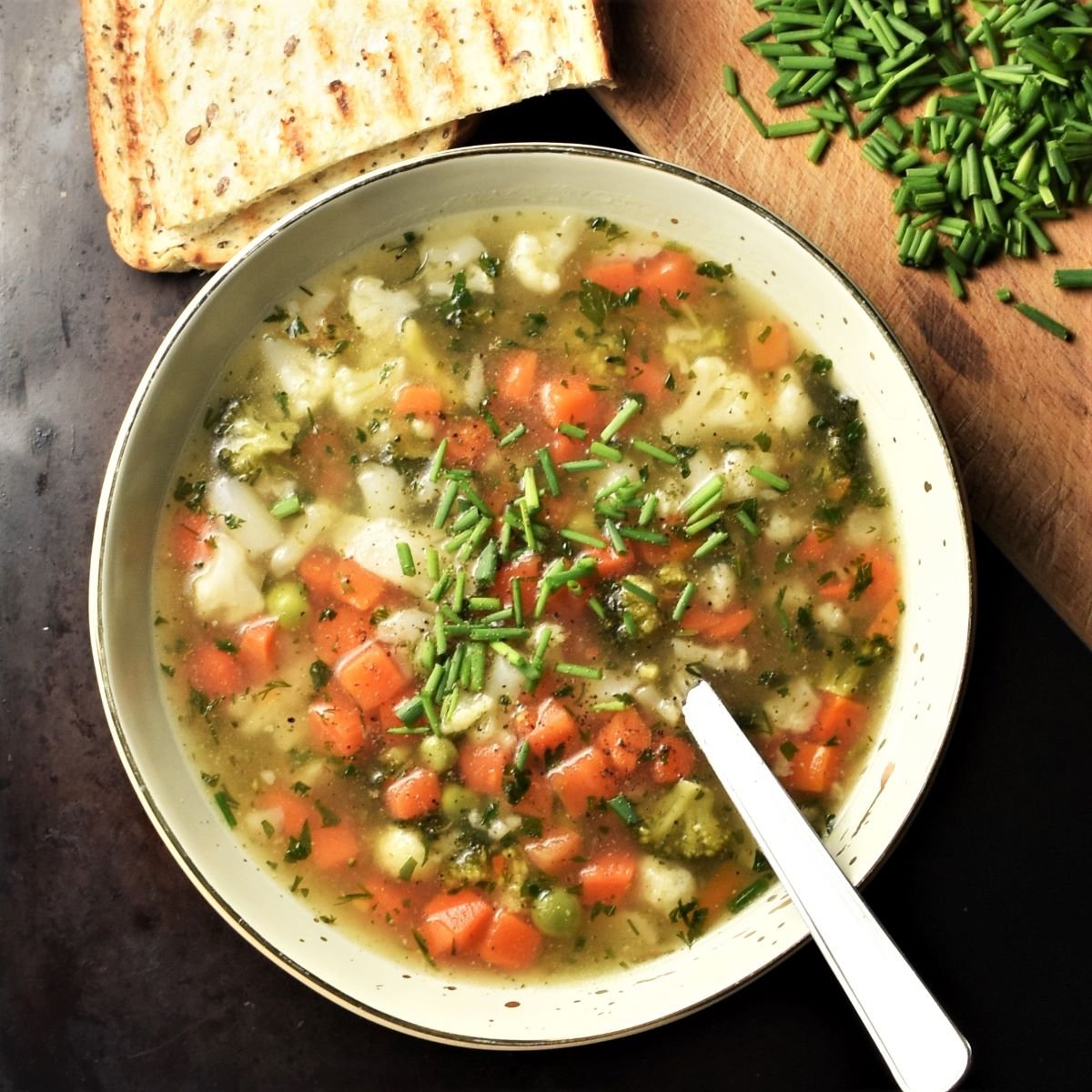 Chunky vegetable soup