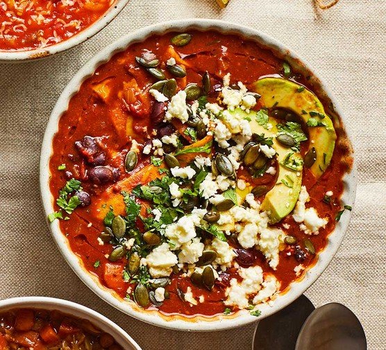 Black bean & tortilla soup