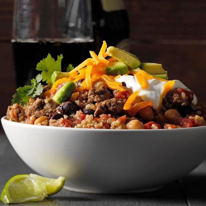 Slow-Cooker Quinoa Chili