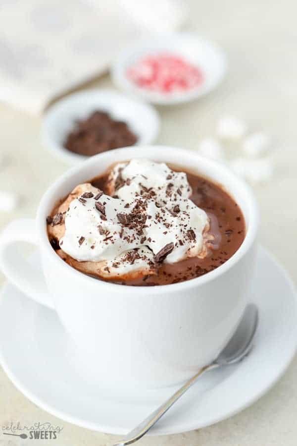 Homemade hot chocolate