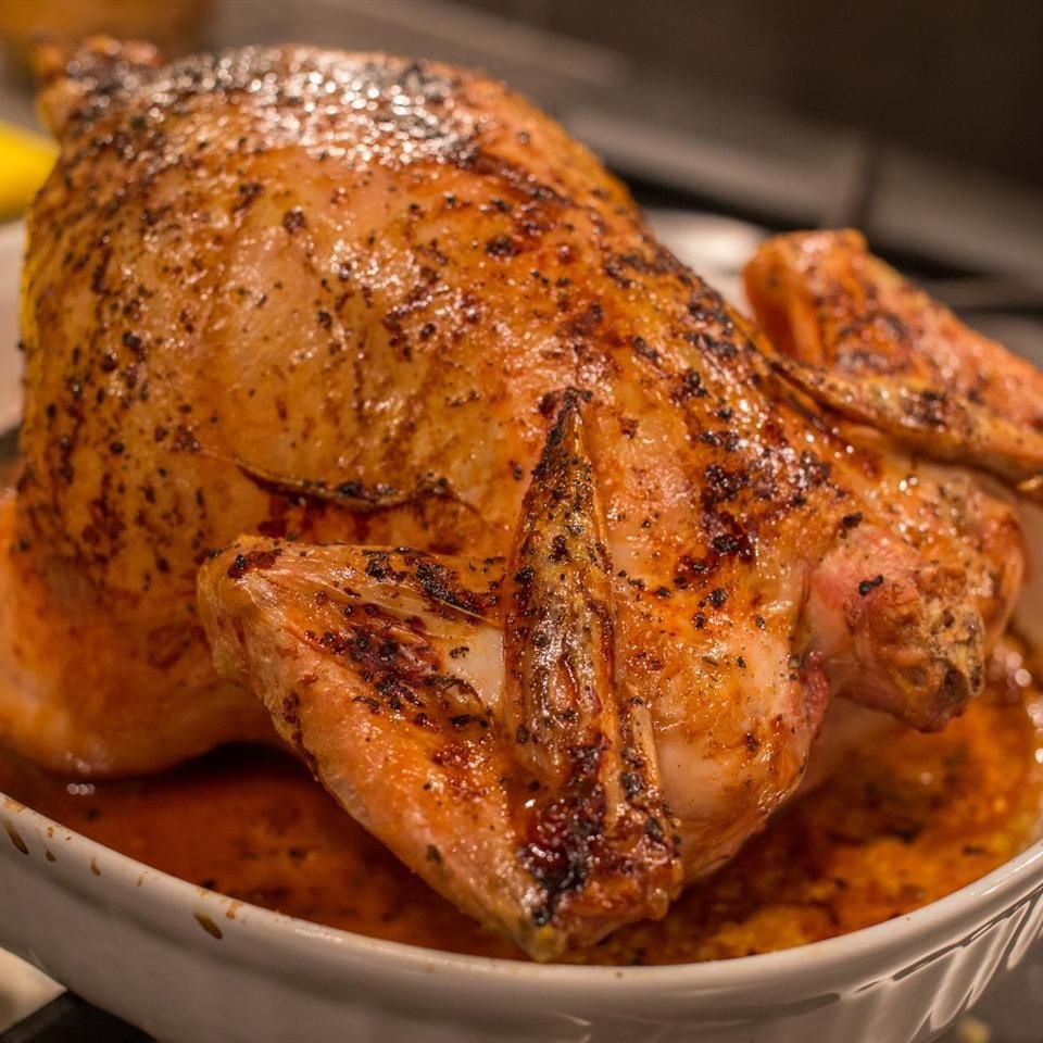 Simple Whole Roasted Chicken