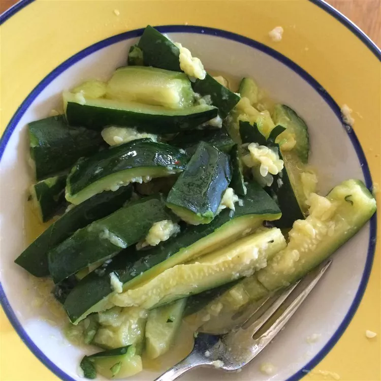 Steamed Zucchini