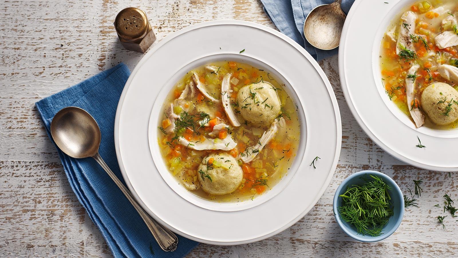 Matzo ball soup