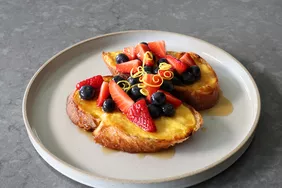 Baked Yogurt Custard Toast