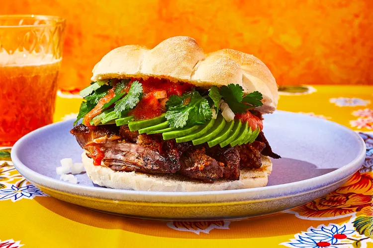 Mexican Torta de Carnitas