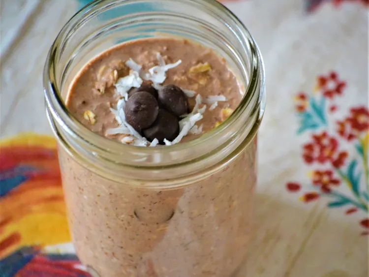 Chocolate Coconut Overnight Oats